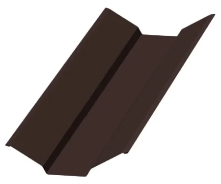 Планка ендовы верхняя Металл Профиль 76x76x2000 Viking E 0,5 цвет RAL 8017