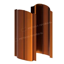 Штакетник Металл Профиль Круглый Ellipse Agneta 0,5 фигурный