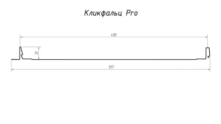 Кликфальц Pro Grand Line Полиэстер 0,5 Ral 6019