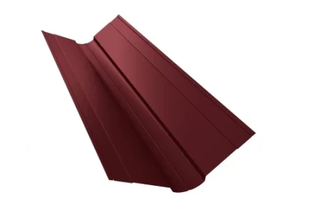 Планка ендовы верхней фигурной Grand Line 100x100 0,5 Atlas цвет RAL 3005