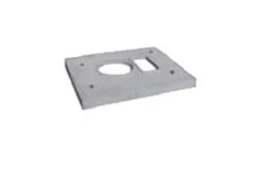 Покровные плиты Schiedel Uni Покровная плита под обмуровку крипичом  (11.5 см) для одноходового дымохода с вентканалом