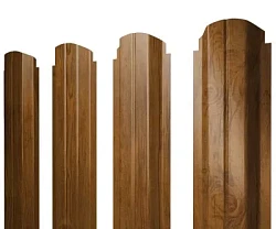 Штакетник Grand Line П-образный Print Elite 0,45 фигурный