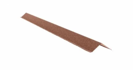 Планка карнизная большая для композитной черепицы Grand Line цвет Шоколад