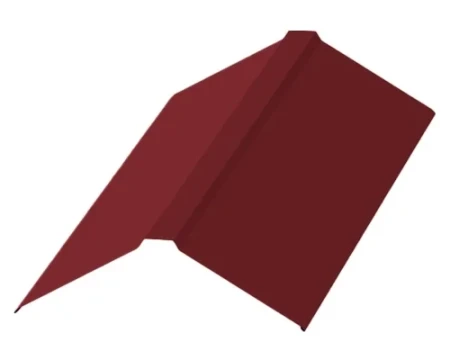Планка конька плоского Металл Профиль 150x150x2000 0,45 Полиэстер цвет RAL 3011
