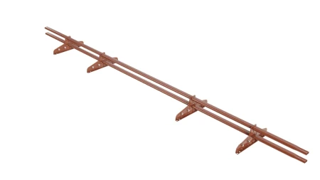 Для фальцевой кровли Русский Рубеж 3 м RAL 8004