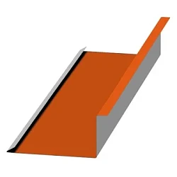 Планка примыкания нижняя Металл Профиль 250x122x2000 Полиэстер 0,45